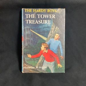 Vintage The Hardy Boys “The Tower Treasure” Book 1 by Franklin W. Dixon